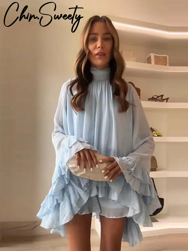 Abiti lunghi eleganti con fibbia in metallo con spalle scoperte Abito da donna dolcevita slim senza schienale Abito da sera femminile primavera 2025