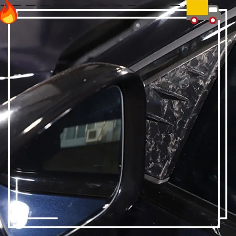 

Discount-Forged Pattern Car A-Pillar Triangle Decoration Cover Trim Stickers For BMW 3 Series G20 2020-2023 Trim Parts Accessori