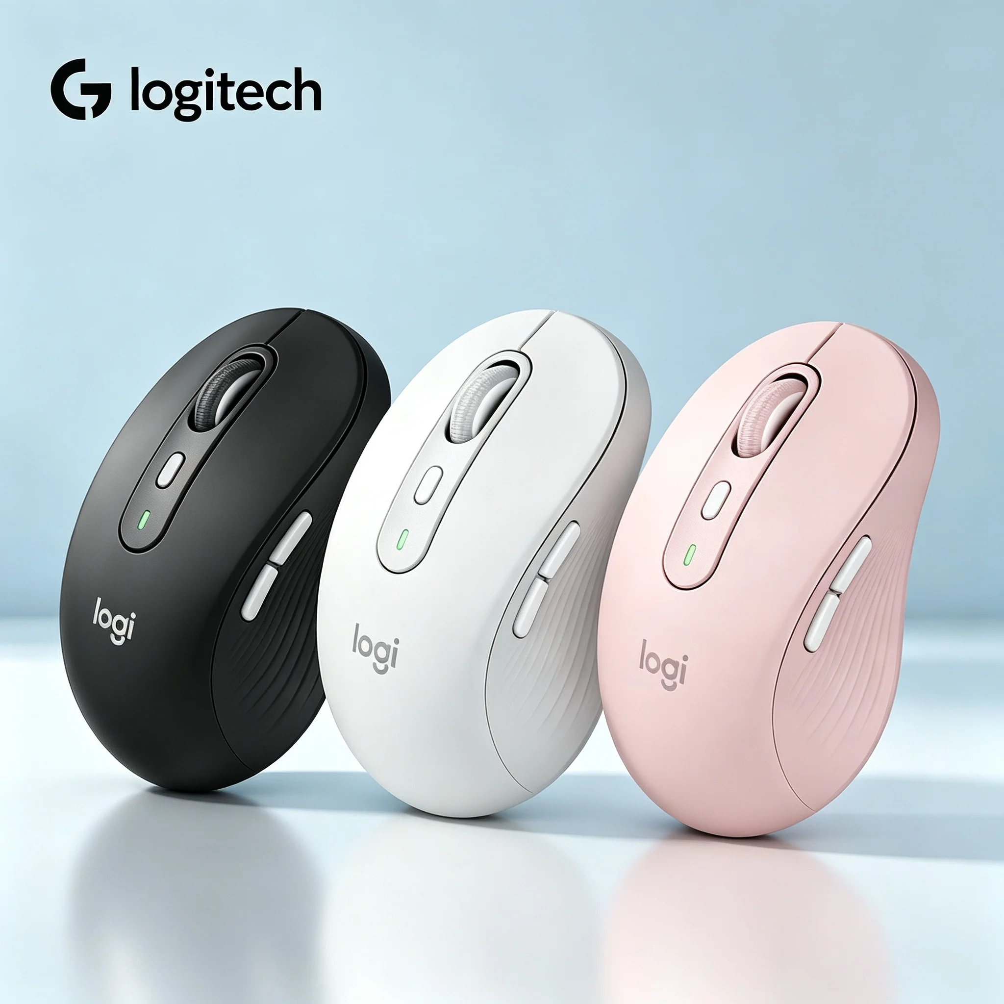 Logitech M750 Signature Wireless Mouse Dual Mode Bluetooth & 2.4GHz Connection Up To 18‑Month Battery Anti‑Fatigue Mice For Busi