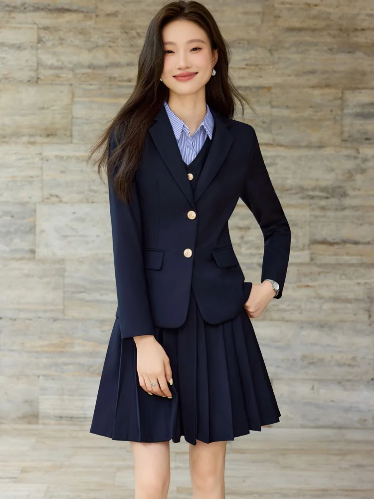 

Женский костюм Briti College Sle, весна-осень, JK orm, класс средней школы, одежда для церемонии выступлений