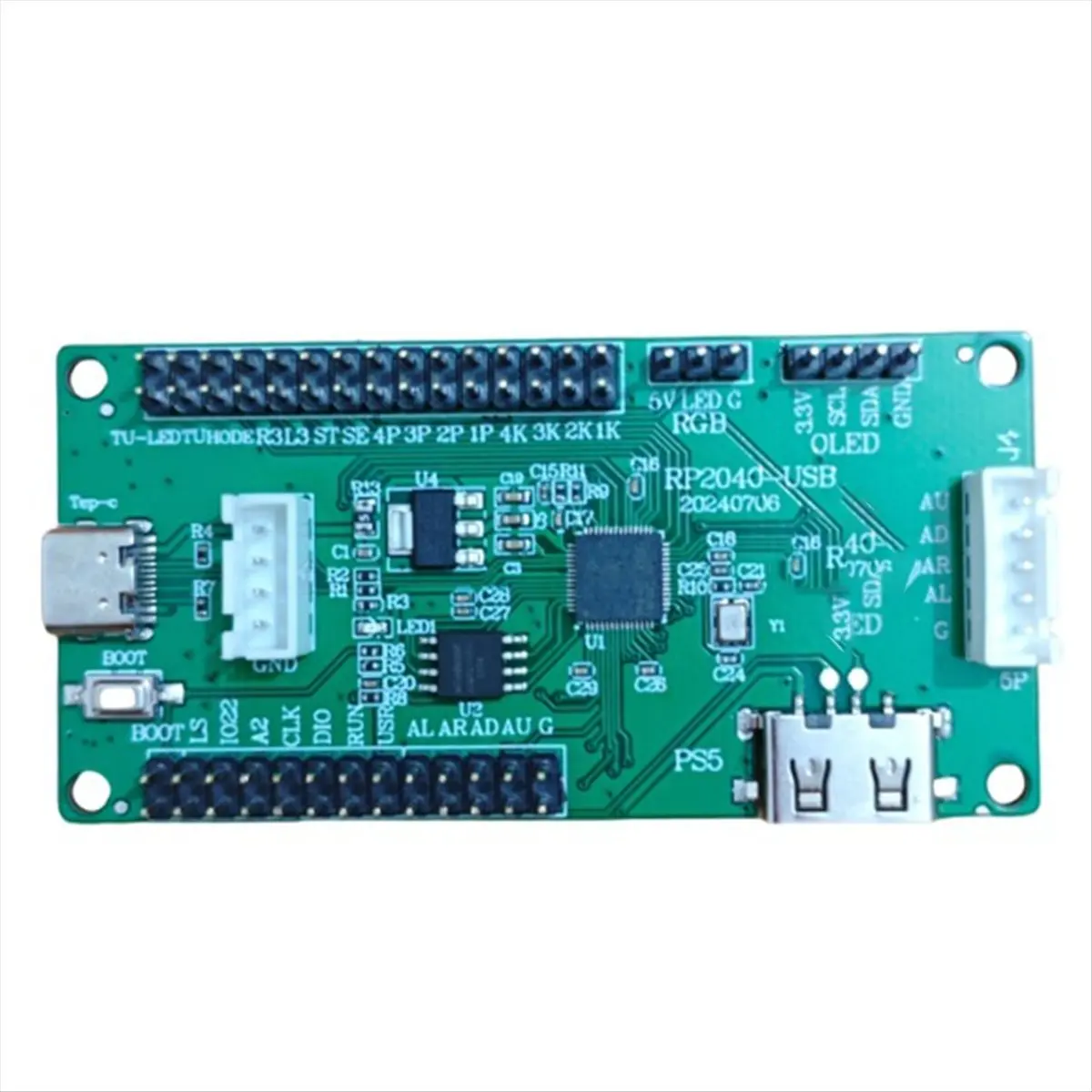 

(ABGQ) Джойстик Hitbox для Raspberry Pi PICO, контроллер Hitbox для Xbox One, PS5, USB, Zero Delay, аркадный комплект