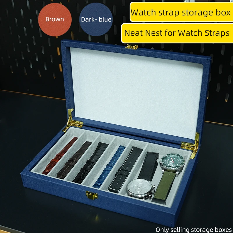 

5+1 slot jewelry storage box watch display rack watch strap storage box jewelry necklace jewelry collection box desktop storage