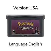 GBA Pokemon Series Game Cartridge Silver Rival Rom Hack 32 Bit Video Game Console Collection Card image 3
