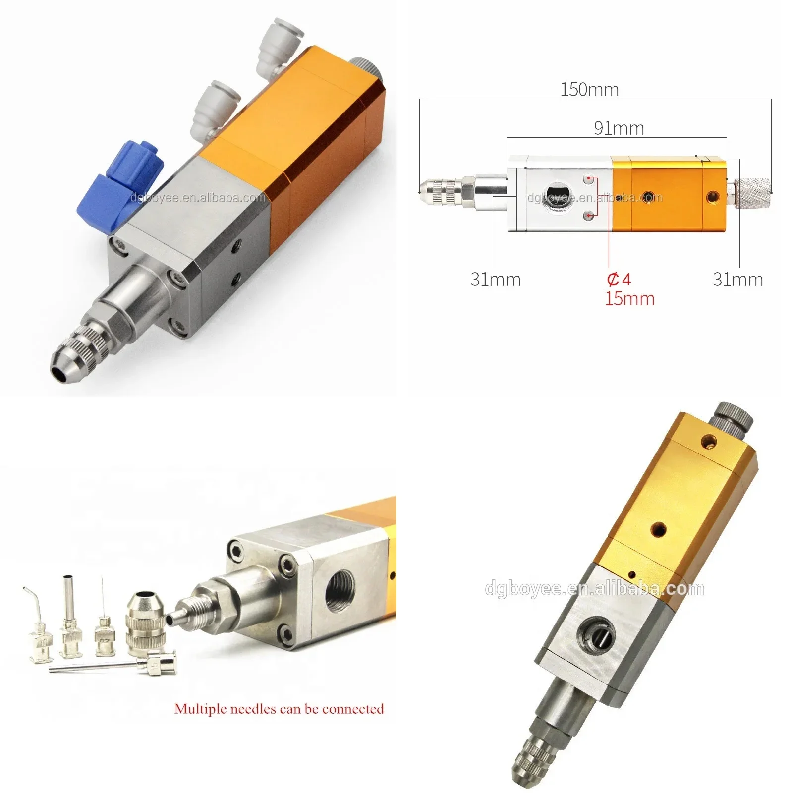 Low Viscosity Glue Yellow Glue UV Glue White Latex Use Suction Back Dosing Valve Type