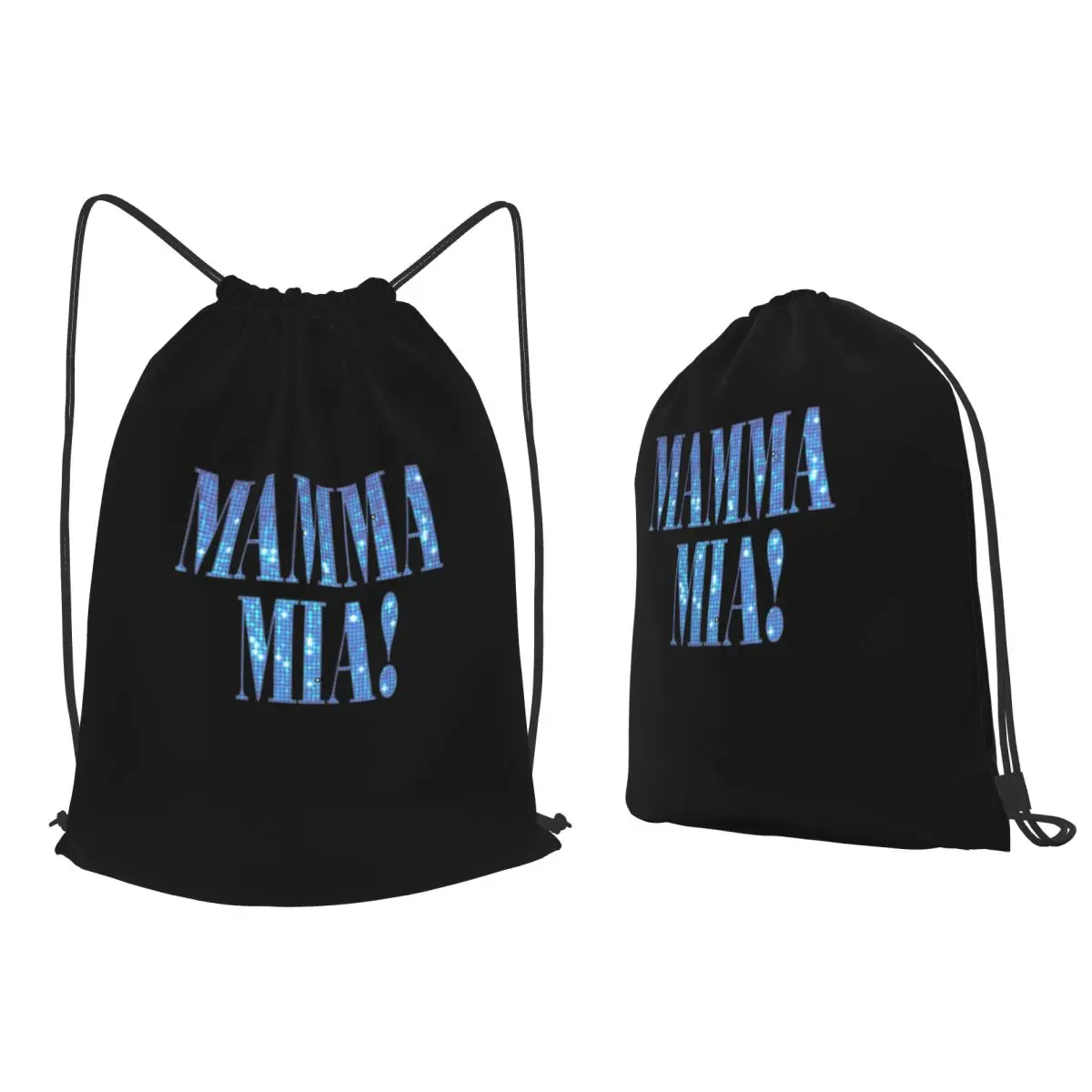 

Mamma Mia -disco Backpacks Fashion Drawstring Bundle Pocket Storage Bag Book Bags for Man Woman School