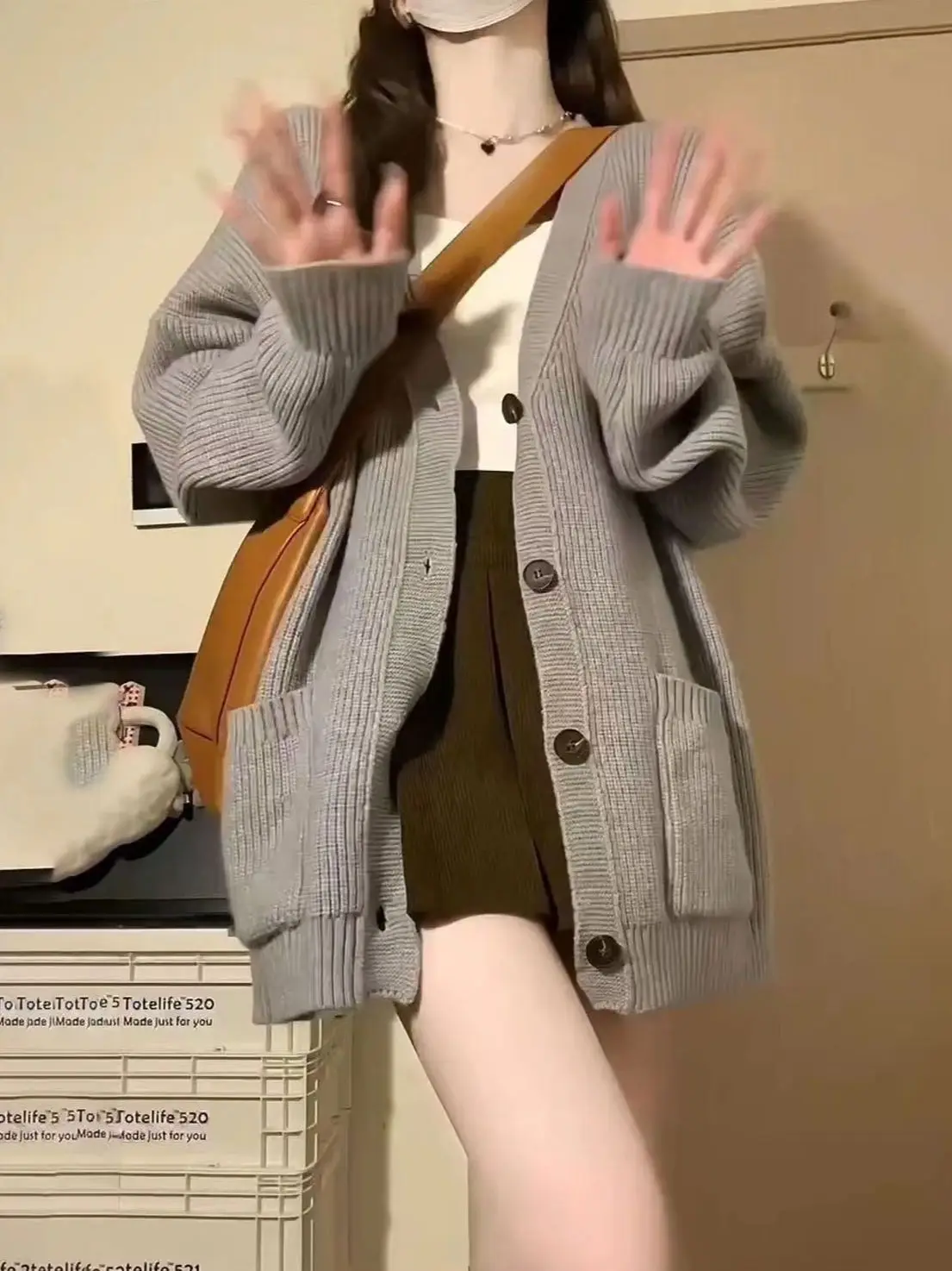 Suéter is de Punto para Mujer, Hoado, ueso, Estilo Nuevo de Otoño Invierno, Ropa Exterior, orme Jk, Top NS, Manga L...