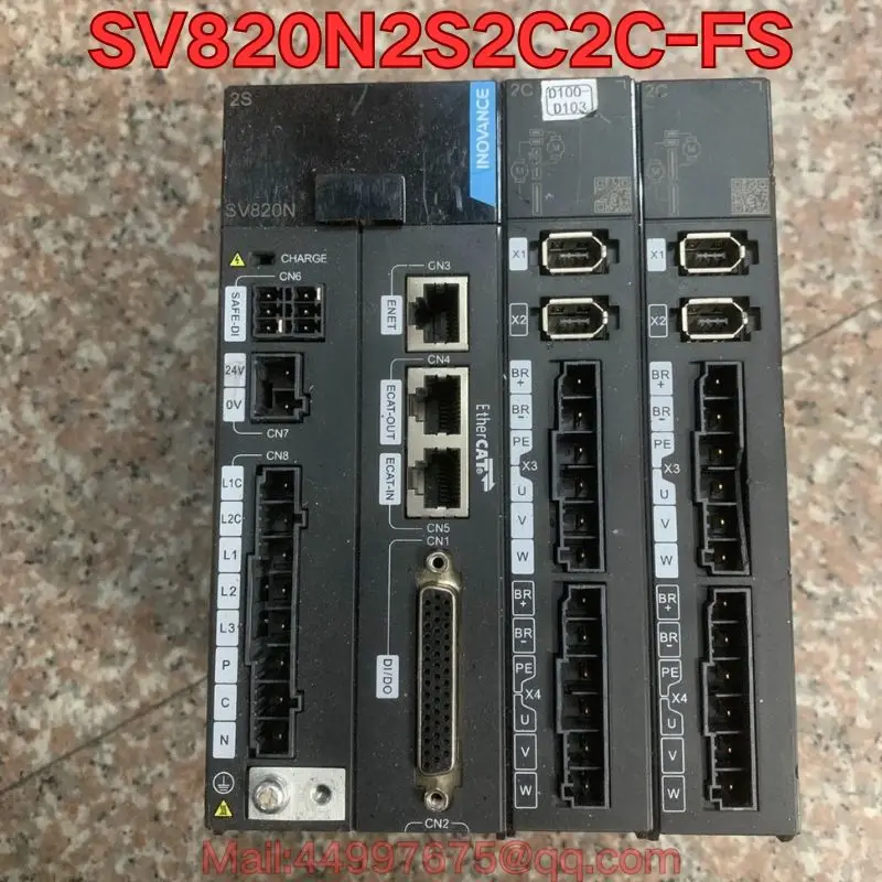 

Бывший в употреблении тест функции сервопривода SV820N2S2C2C-FS обычно