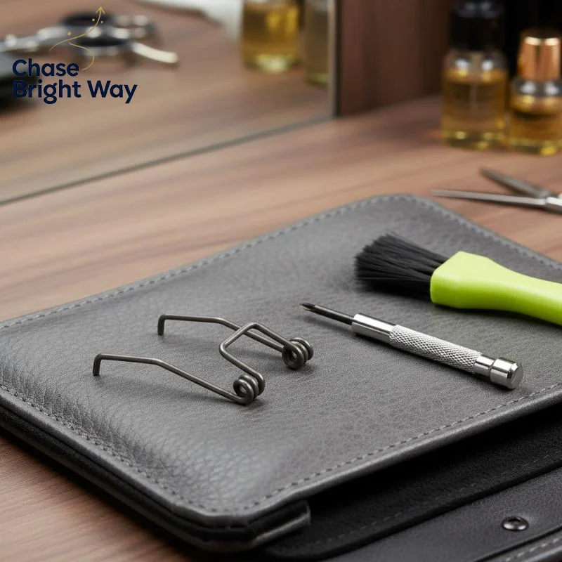 Coldless Electric Push Scissors Hair Clipper Spring Replacement Easy Maintenance for Professional Results