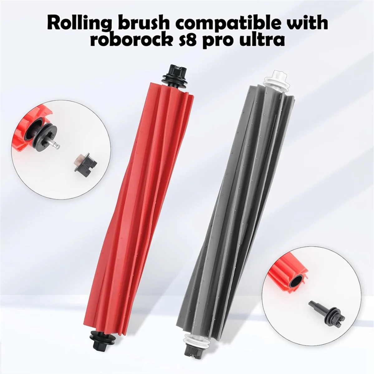 For S8 Pro Ultra Vacuum Cleaner Rubber Main Brush Replacement Parts Accessories