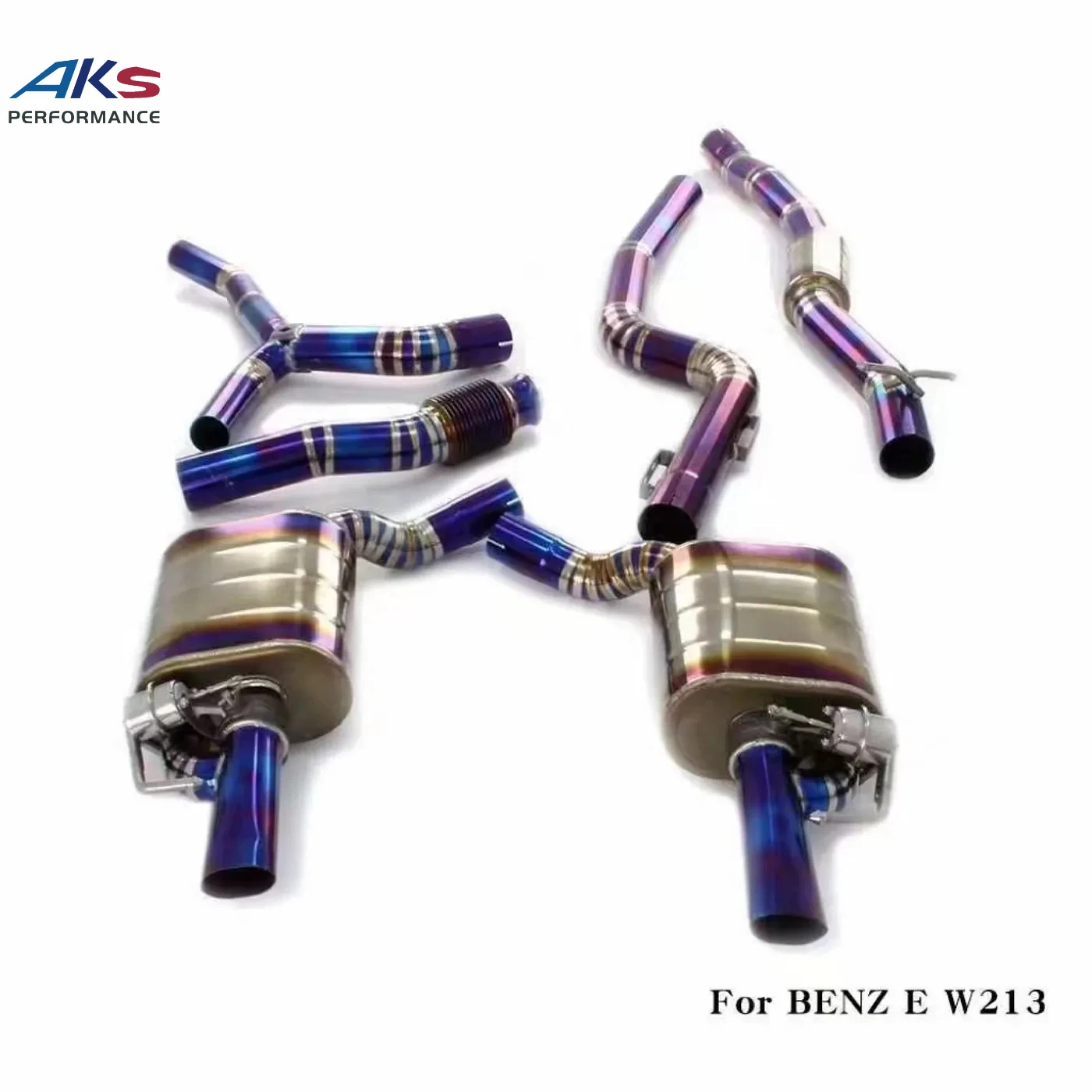 Titanium Alloy Exhaust System For Mercedes Benz W213 E200 E260 E300 2.0T Catback System