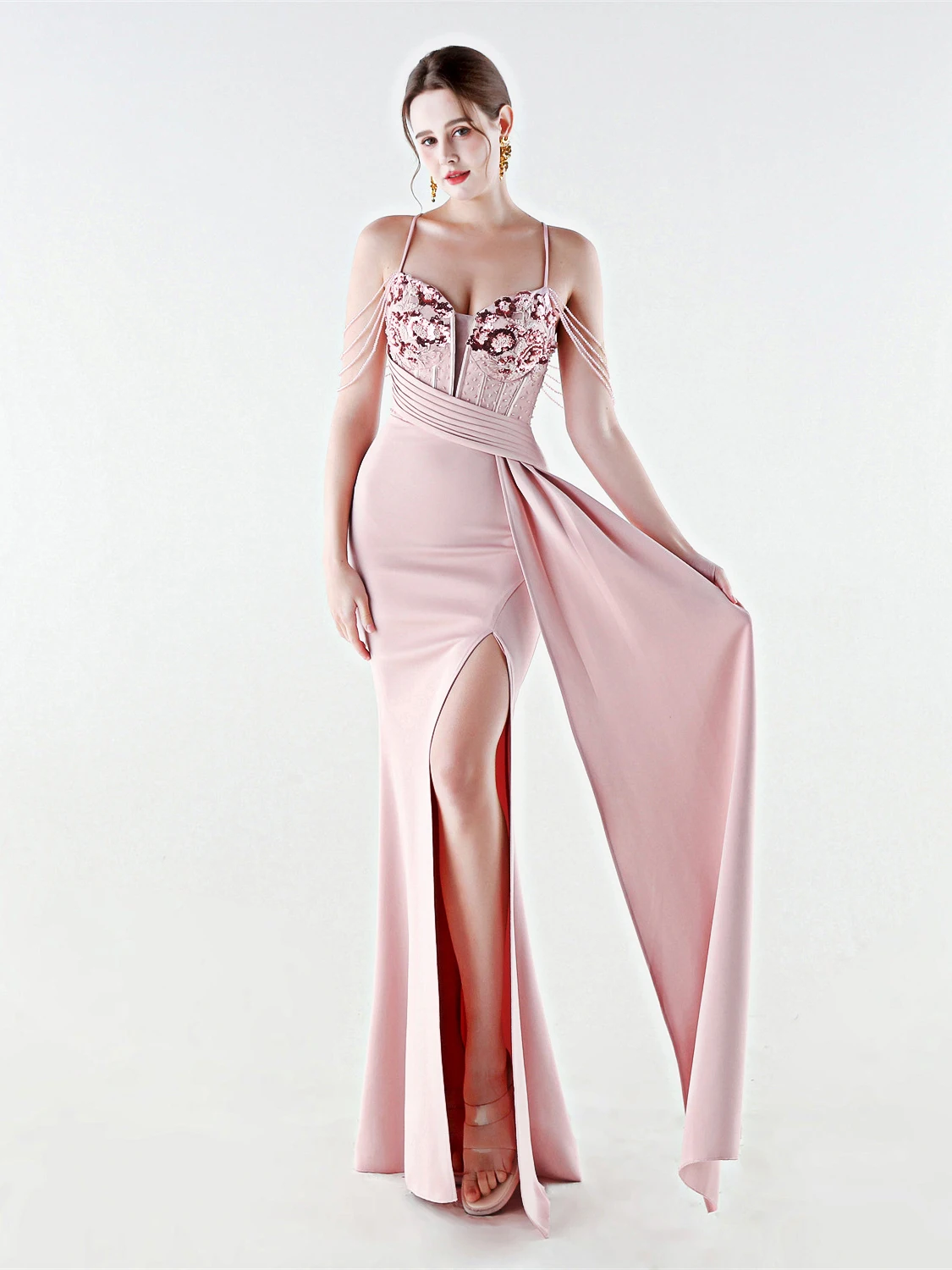 Elegant Evening Gown for Girls Unique Design High End Feeling Perfect for Important Occasions Birthday Party Ball Dress