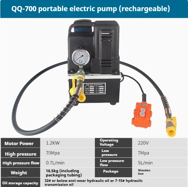 

small electric hydraulic pump station ultra-high pressure hydraulic pump press hydraulic pressGYB-63D 220V Charge Pump