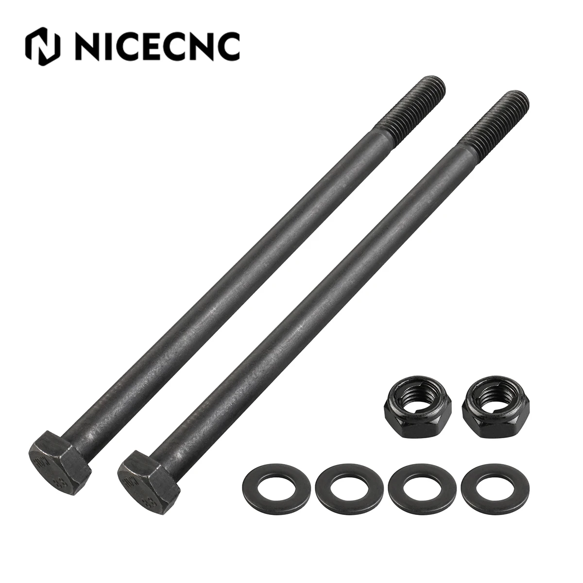 NICECNC Carbon Steel Rear Bearing Carrier Bolts Nuts Kit for Yamaha Blaster 200 YFS200 1988-2006 YFS200SE Special Edition 2006