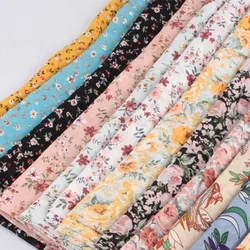 New Print Bubble Chiffon Fabric Summer Women's Fashion Shirt Scarf Floral Dress Material