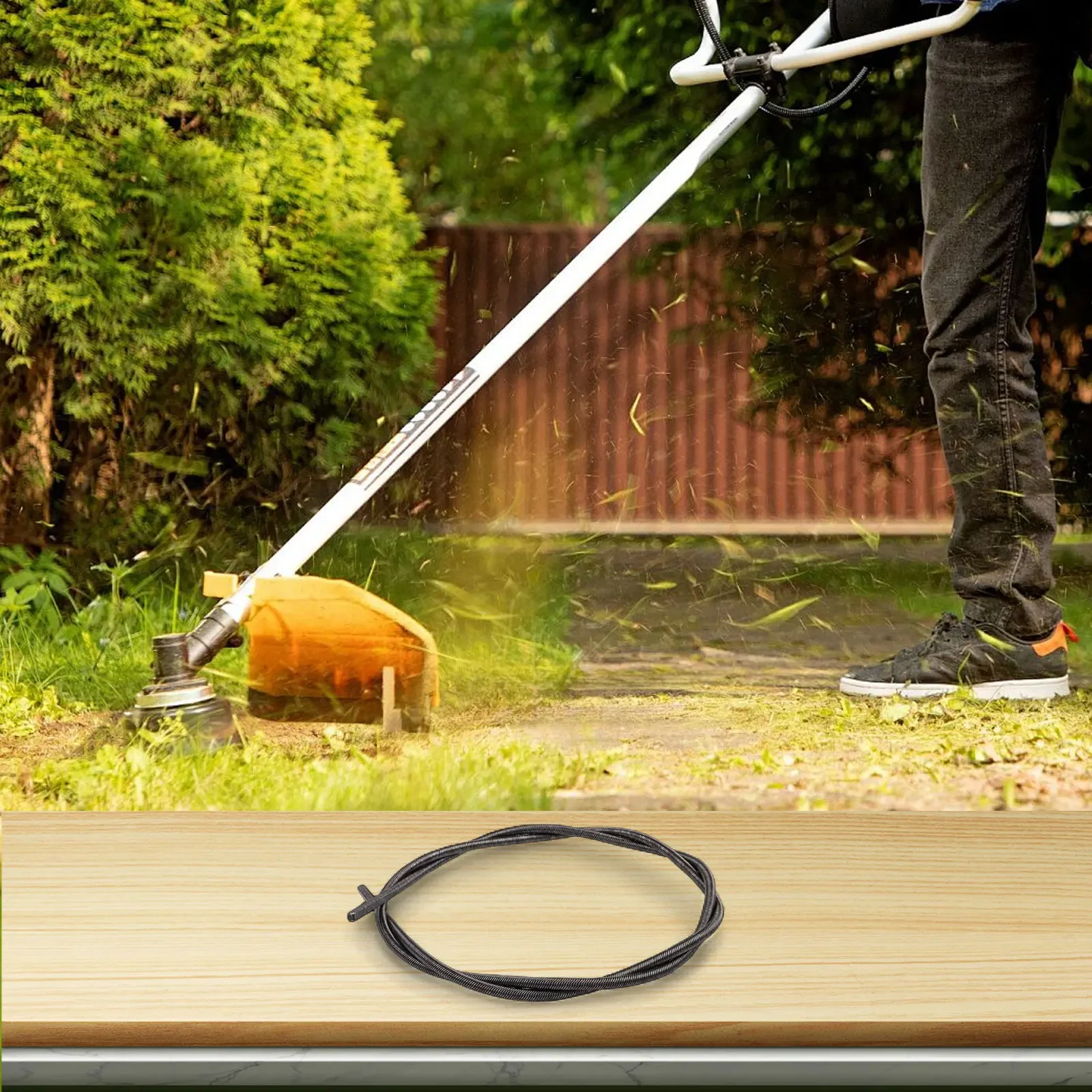 Inner Cable Flexible Driver Shaft for Brushcutter 4130 711 3200 Compatible with FS38Z FS40C FS45 Series Grass Trimmer Models