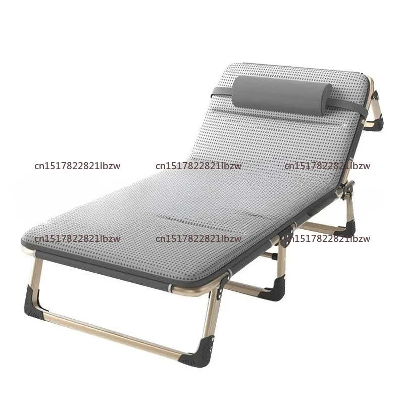 Wholesale Metal Folding Single Bed Modern Office Portable Bed For Lunch Adjustable Chair Mattress Bed For Camping Outdoor