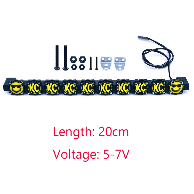 LED Simulatie Daklichten voor 1/10 RC Crawler Auto Traxxas Trx4 Axiale Scx10 Yikong RC4WD D90 Croboll MK07 MJX H8H