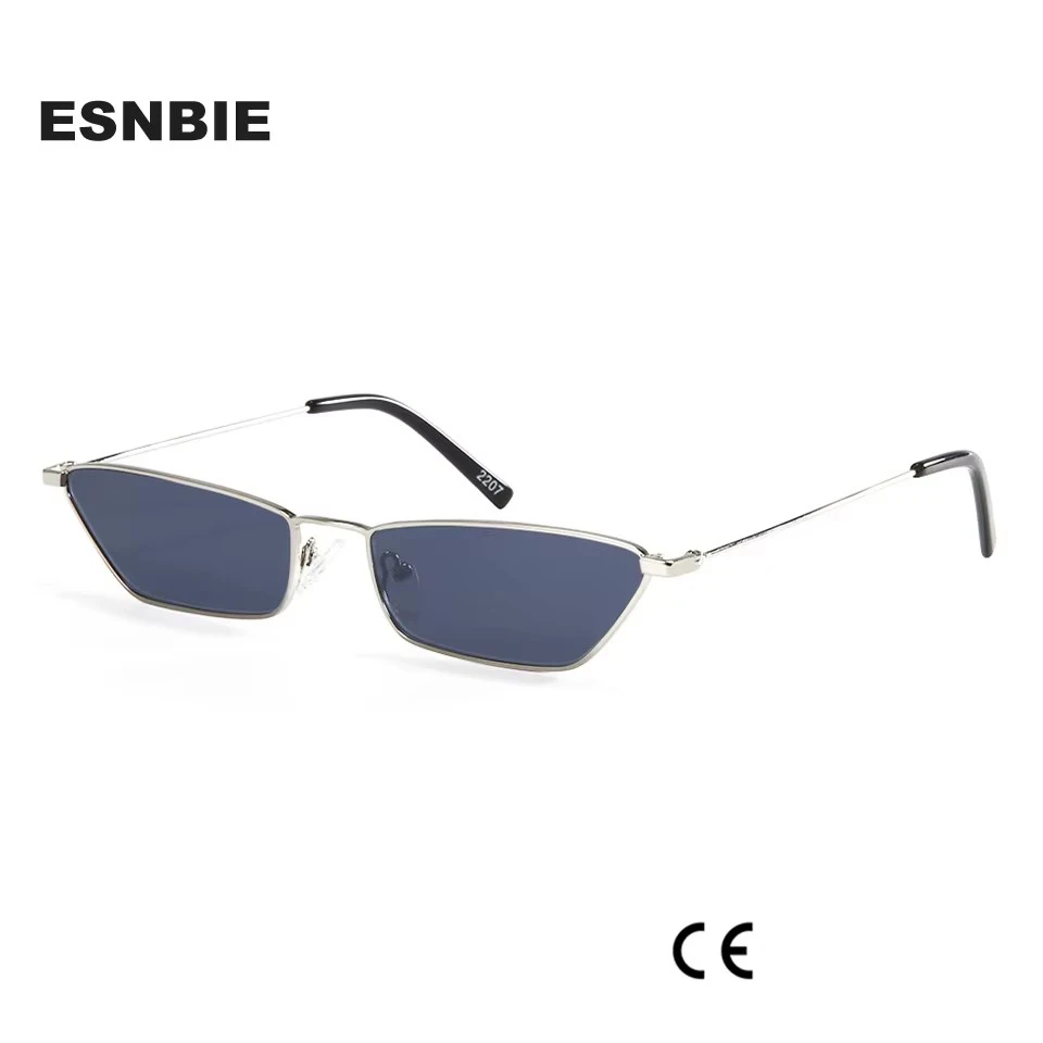 

New Nickel-Free Metal Cat Eye Shape Sun Glasses For Women Small Lens Cool Summer 2023 Men'S Sunglasses Oculos De Sol Feminino