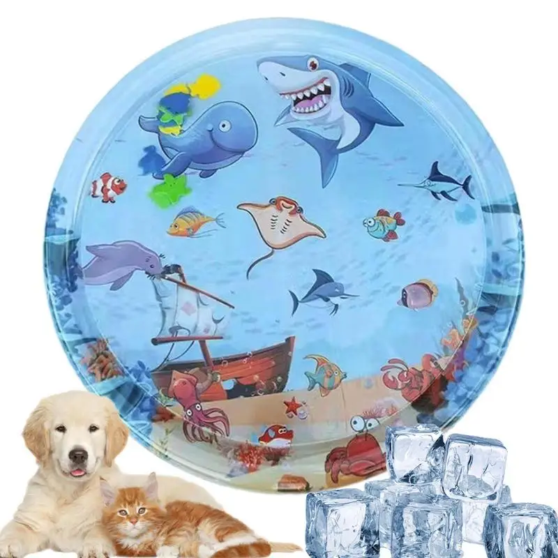 Water Sensory Play Mat Cartoon-Themed Sensory Water Playmat Fun Sensory Development Water Playmat Water Play Mats Toys