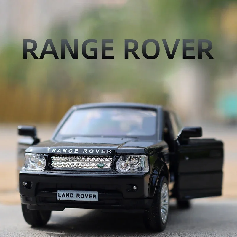 1:36 Scale Range Rover SUV Diecast Alloy Metal Luxury Car Model Pull Back Car For Children Toys With Collection