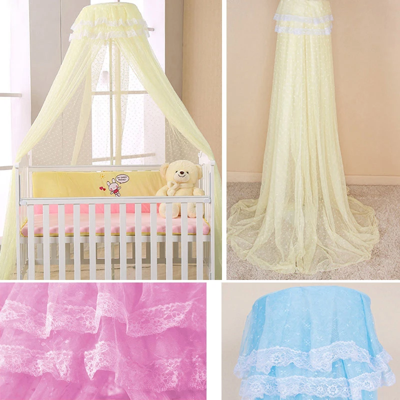 Baby Bedroom Curtain Nets Mosquito Net For Crib Newborn Infants Bed Canopy Tent Portable Babi Kids Bedding Room Decor Netting