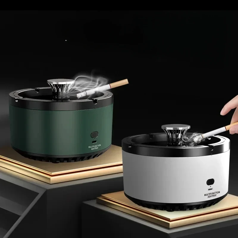 

Intelligent home ashtray air purifier, smoke prevention and removal, living room and office smoking, high-end luxury, simplicity