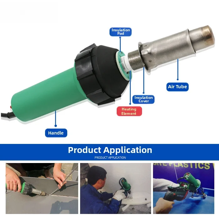 Heating Element 1550W /1600Wfor Hot Air Plastic Welding Torch For Plastic Repair Tools Consistent Heat Performance Easy Fit