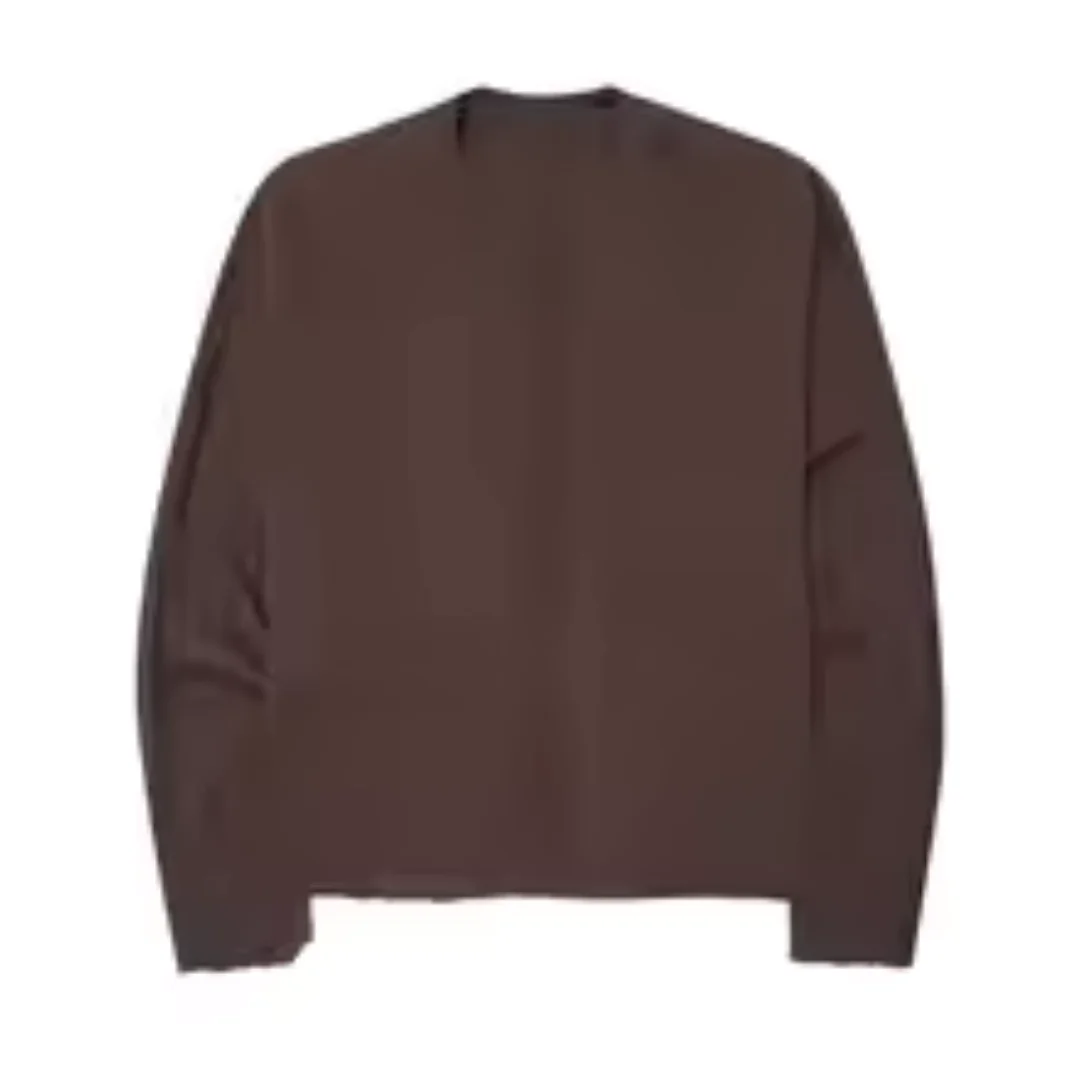 

Новая осенняя мужская однотонная толстовка Crazy Muscle, повседневный стиль в европейском и американском стиле, пуловер с бахромой и открытым швом.