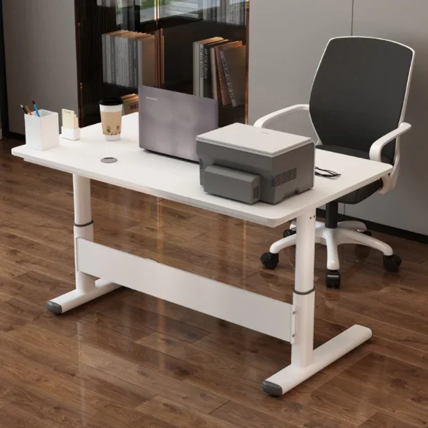 2023 New Smart High Tech Electric Ergonomic Sit To Stand Up Computer Desks Dual Motor Standing Tabes Adjustable Height