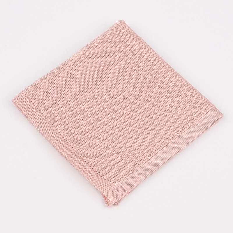 Napkin Breast Scarf Knit Knitted Pocket Squares Handkerchief Hanky Mens school Quality Wedding Adult Luxury MJ112