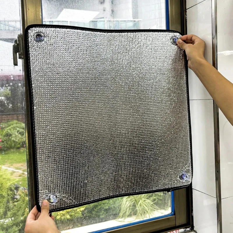 Thicken Household Glass Window Sunshades Anti-UV Aluminum Foil Shading Screen Sunshine Room Shading Board Keep Warm Shutter