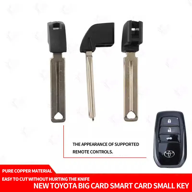 for New Toyota kcal smart card overbearing Highlander Camry Reiz RAV4 small key head