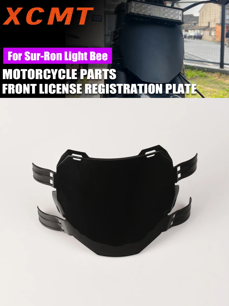 AliExpress XCMT Motorcycle Front License Number Plate For Surron S X TALARIA MX3 MX4 MX5 Stark Varg Registration Plate Electric Bike Accessories