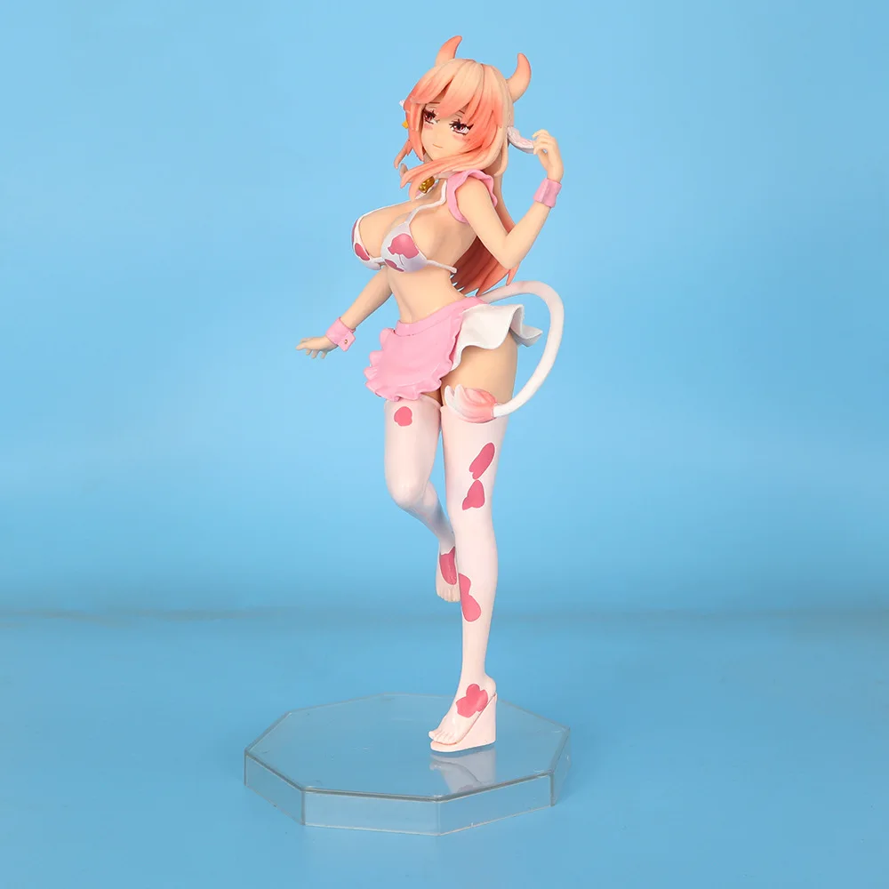 25cm FANCAM MilkGirls Sakura Pink Sexy Anime Girl Figure Milk Girls Black and White Action Figure Adult Sexy Model Doll Toy Gift