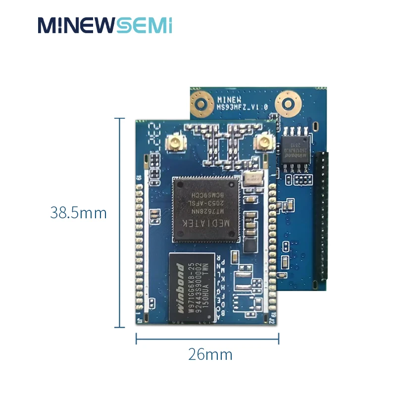 MT7628NN-MS93MFZ Wireless WiFi AP IoT Module IEEE802.11b/g/n Transceiver RF USB UART Module