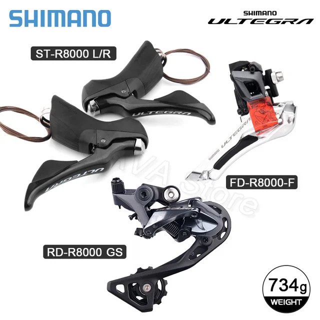 Shimano ULTEGRA R7000 R8000 GS 2X11V ST+FD+RD Road Bike Kit Part