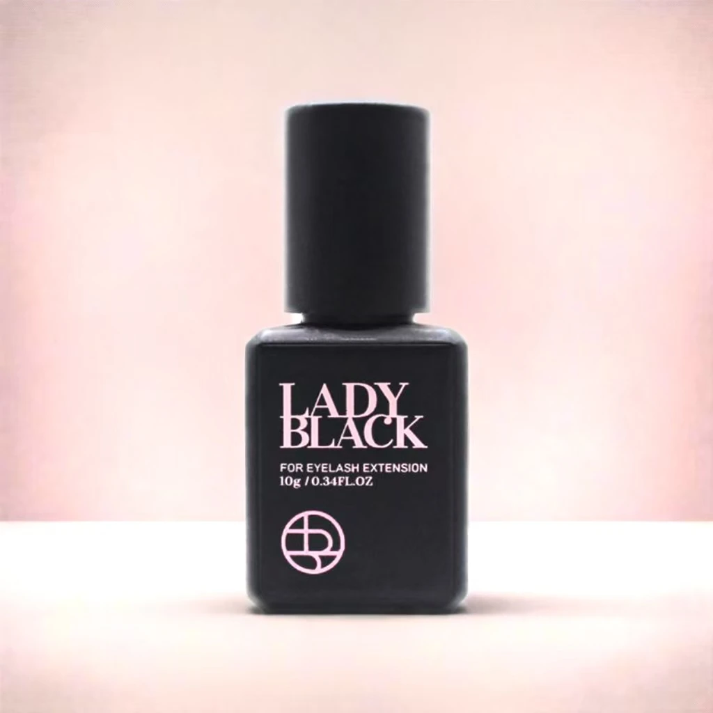Lady Black Mascara Eyelash Extensions Glue Fast Dry Low Irritation for Skin Lashes Glue Beauty Shop Tool Dry Time 2-3 seconds