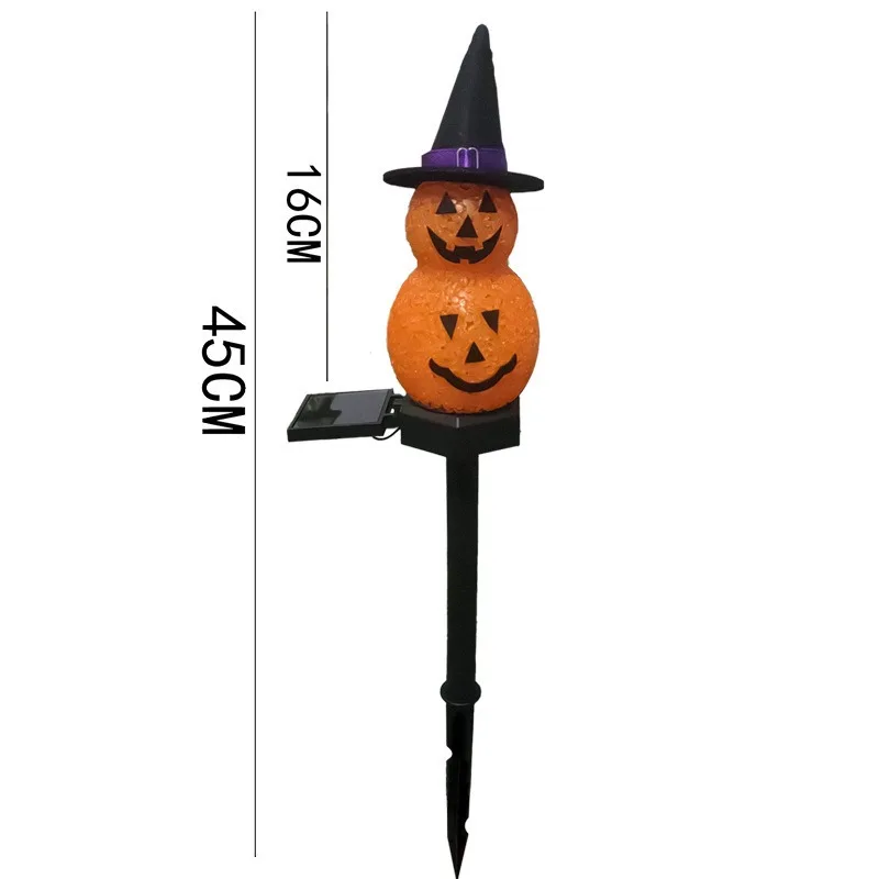 Imagem -05 - Outdoor Impermeável Solar Led Light Halloween Pumpkin Light Lawn Lamp Iluminação do Jardim