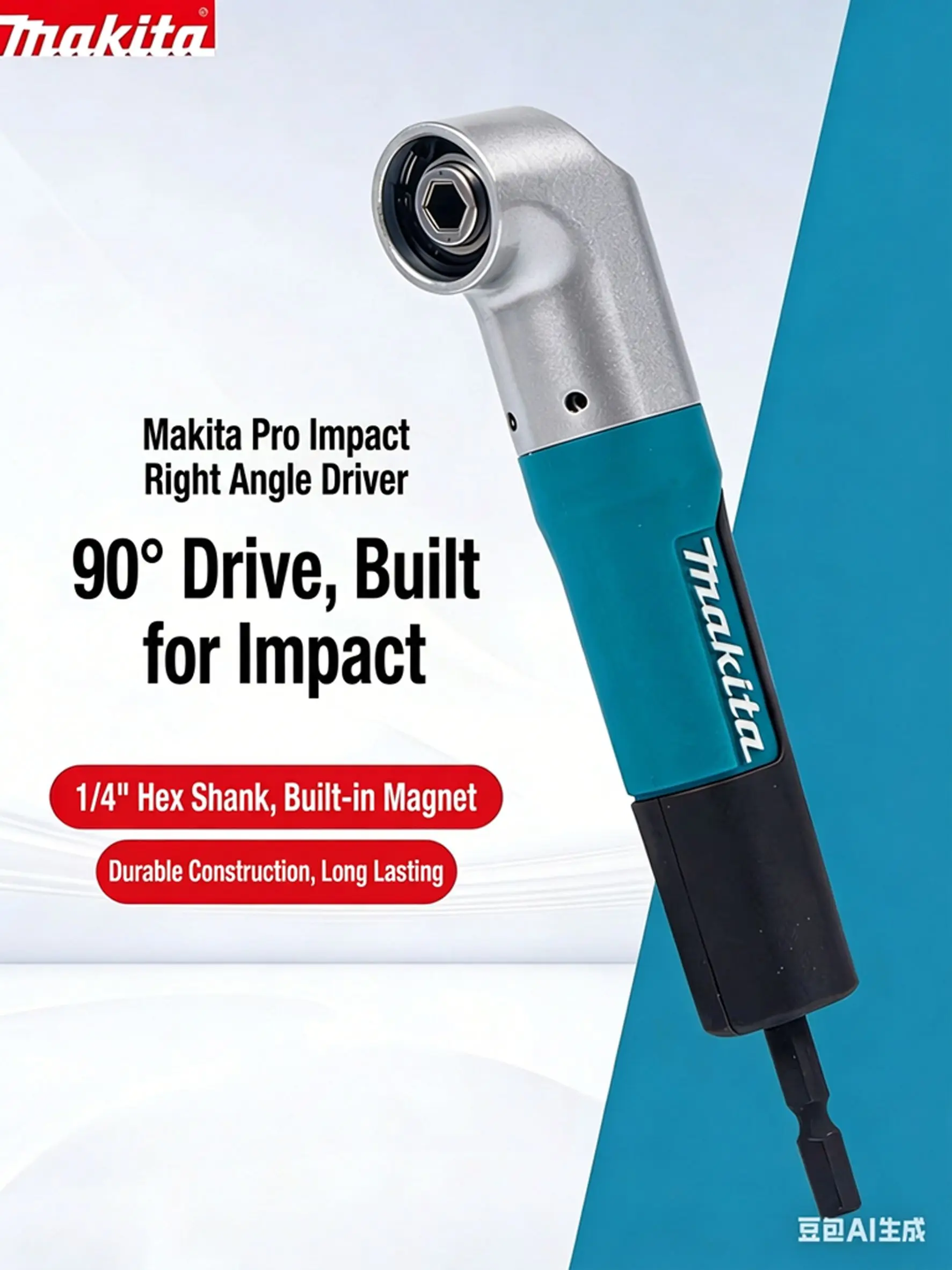 Makita E-25046 Right Angle Attachment E-Form Impact BLACK Power Tool Accessories