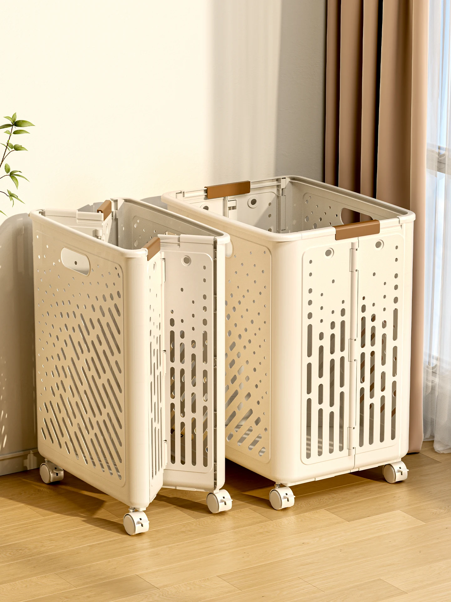 

Luxury Cr Sle Staed Batoom Dir Clothes Basket Large Capaci Storage Basket for Home Use And Bedroom Organization