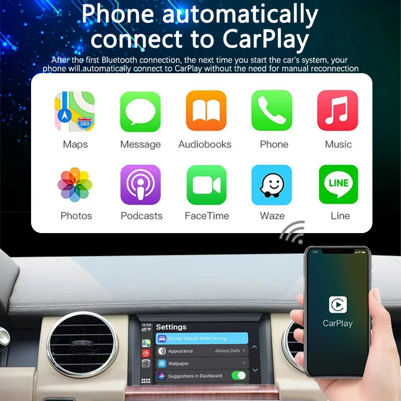 Wireless CarPlay Android Auto Link Multimedia Host for Land Rover Jaguar XE/XF - Bosch Car Connectivity Solution