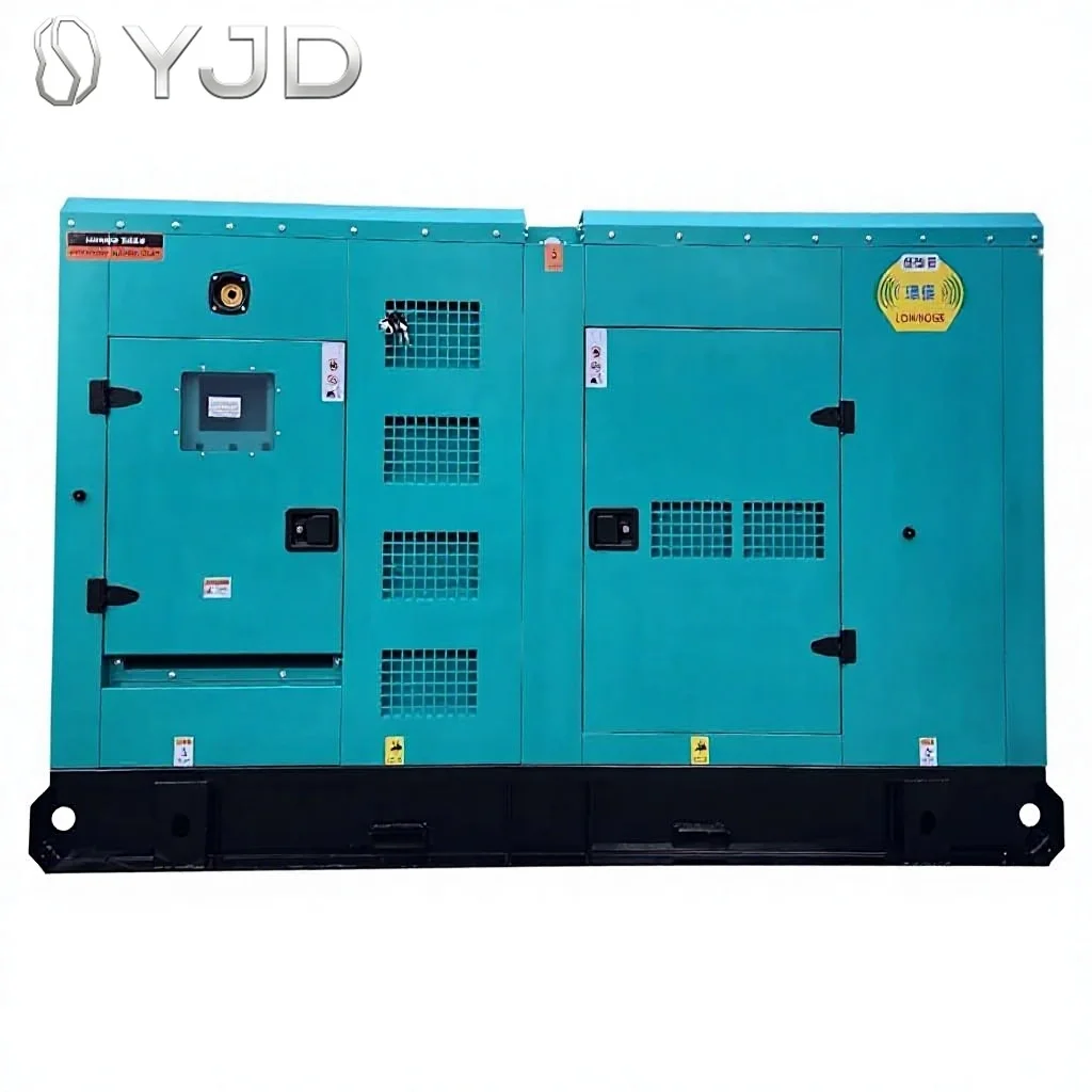 CE ROHS UKCA SoundProof Canopy 3 Phase 30-250kva Auto Start ATS Open Frame Silent Diesel Generator 1800 RPM HM 100% Efficiency