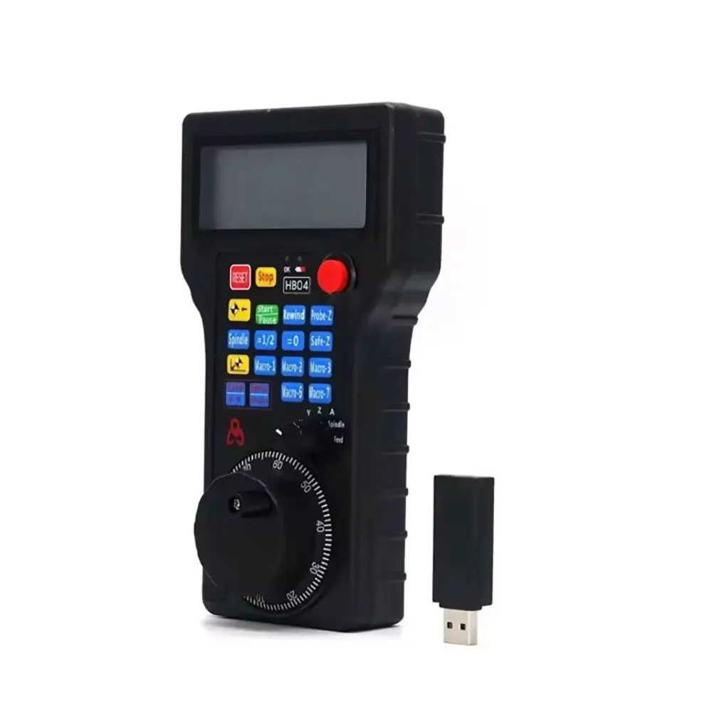 Hb03/Hb04 Mach3 3/4 axis wirelesselectronic handwheel pendant pulse 50pproptical encoder for Cnc router replace whb03