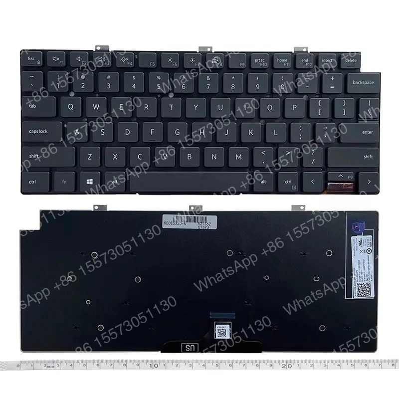 2-個の新しい-us-キーボード-13-7300-7320-e7320-5320-018ypj-pk1330r2b00-dlm20f5-用