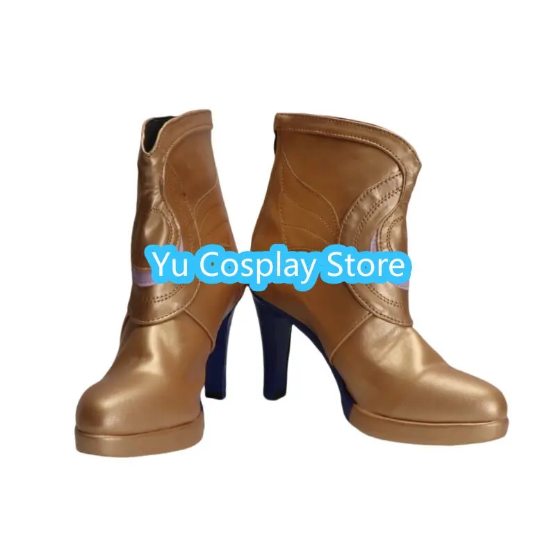 Anime Cipher Cosplay Shoes High Heels Custom Game Boots Halloween Party Props for Men and Women