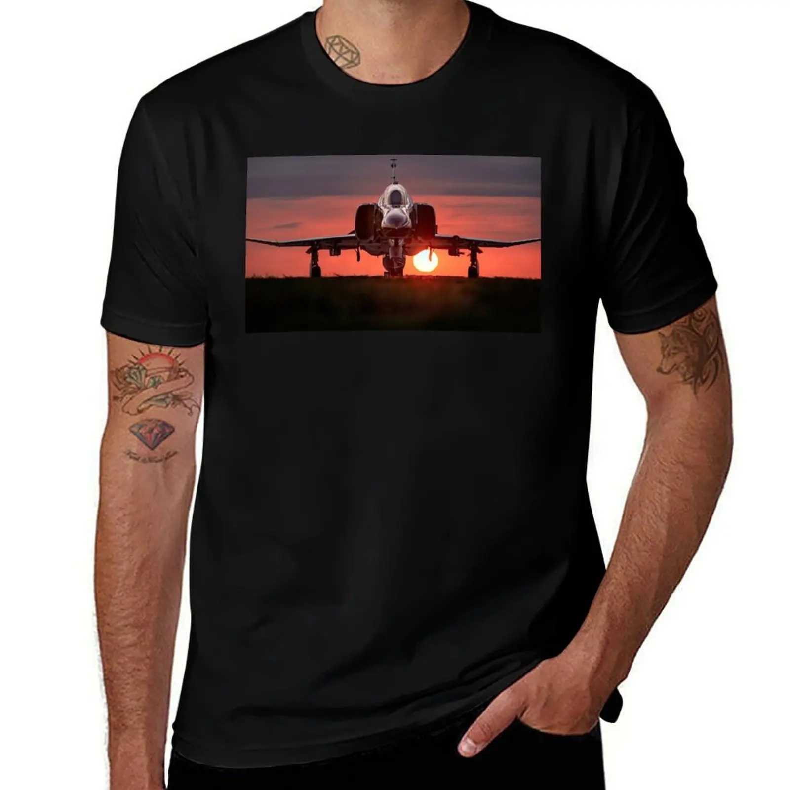 McDonnell Douglas F-4 Phantom II T-Shirt Street Style Casual Tee Shirt T-Shirt