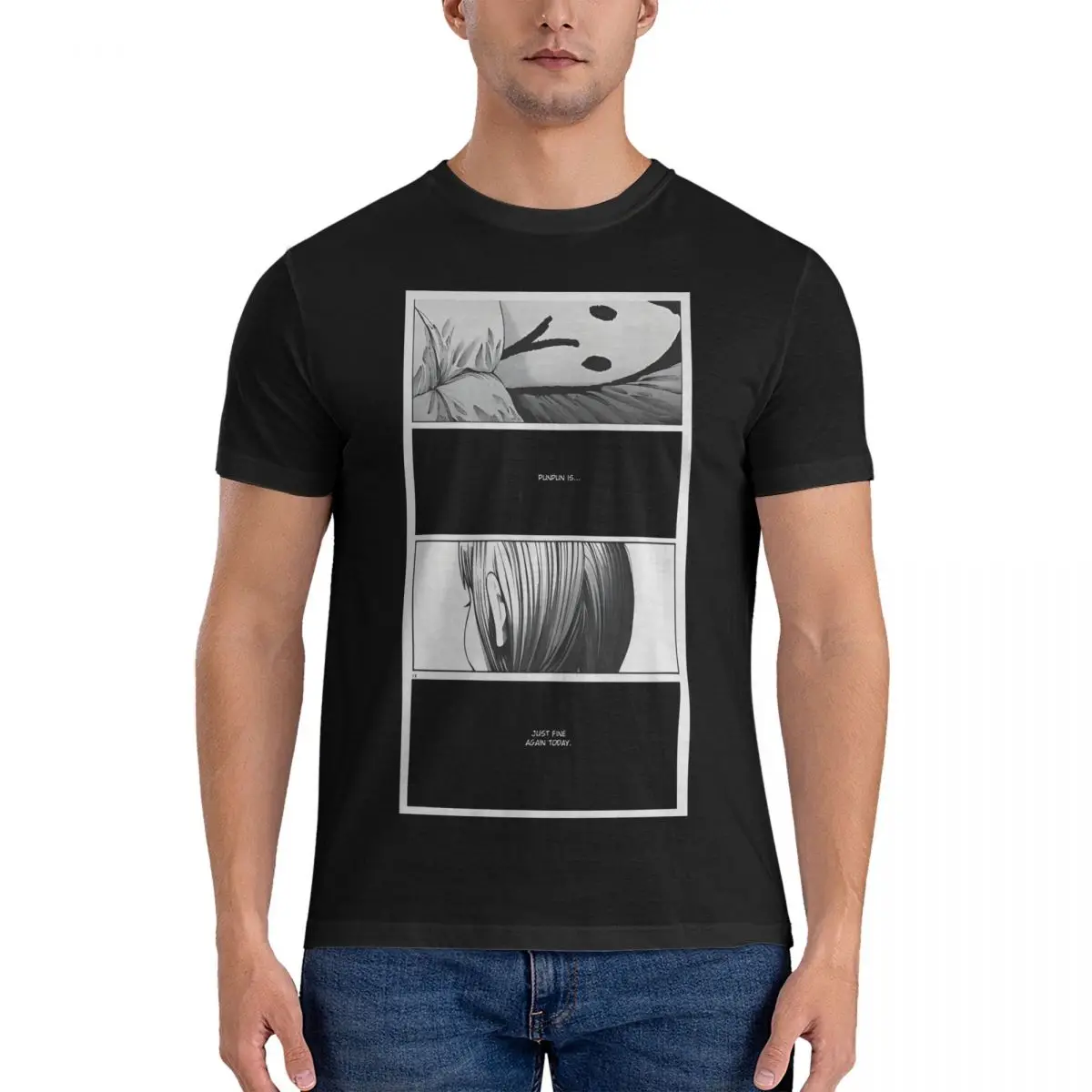 メンズ半袖Tシャツ,ラウンドカラー,コットン,オリジナル