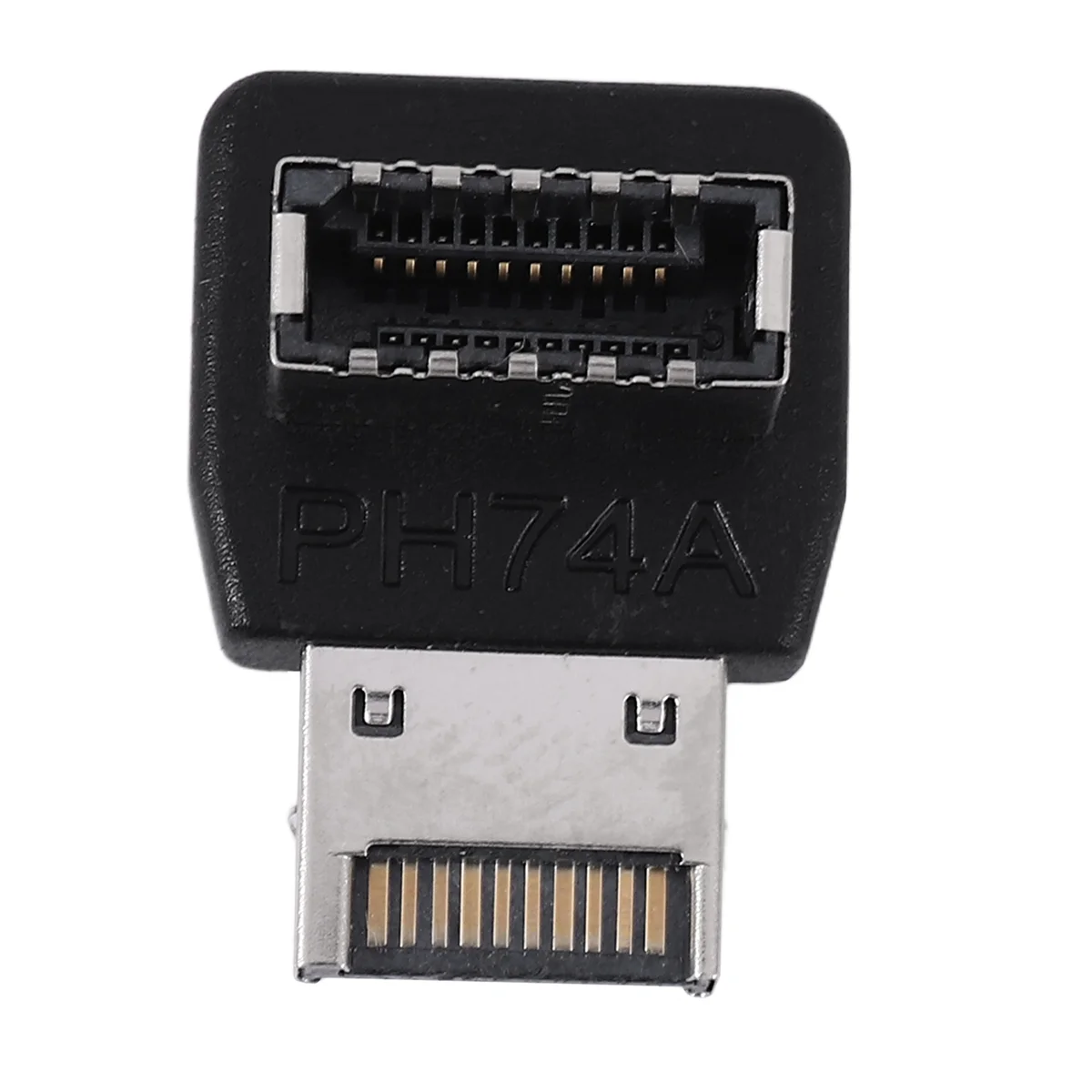 

Computer Motherboard Type-E USB 3.1 Type-E Interface 90 Degree Steering Elbow Front Type-C Installed Adapter(PH74A) XT