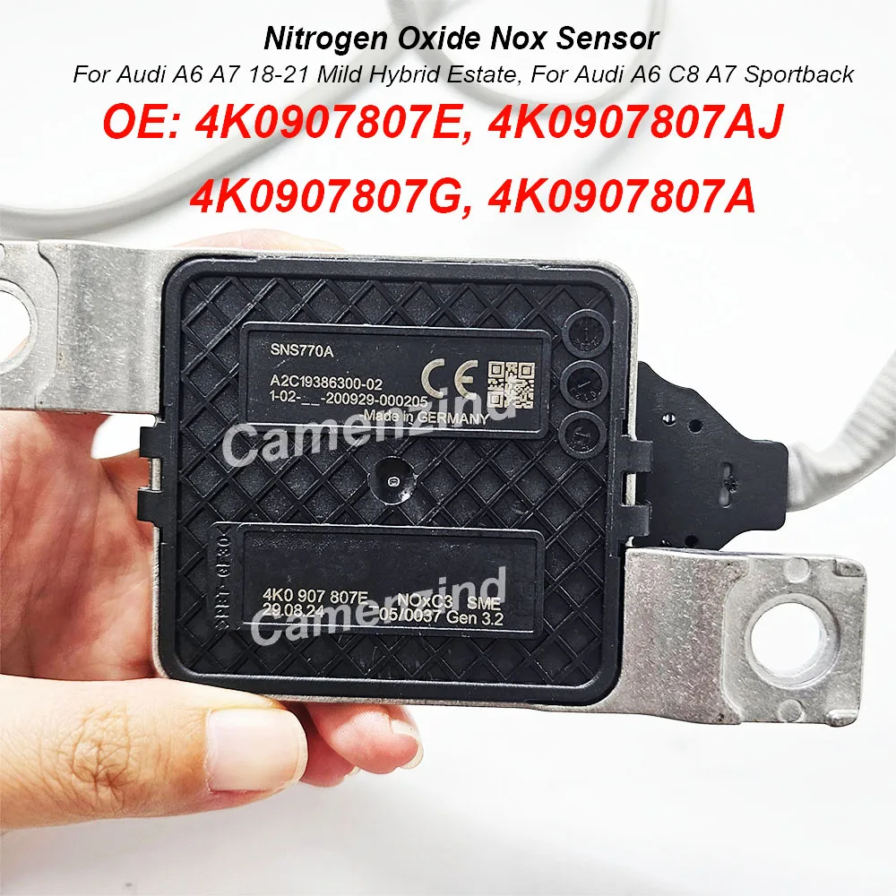

4K0907807E 4K0907807AJ 4K0907807G 4K0907807A 4K0907807D Nitrogen Oxide Nox Sensor for Audi A6 C8 A7 Sportback High Quality