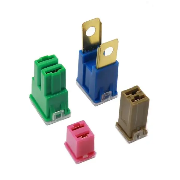 【10-2PCS】Mini Small Medium Automotive Car truck van square Fuse long feet male Fuse 20A 30A 40A 50A 60A 70A 80A 90A 100A 120A
